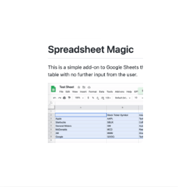 Spreadsheet Magic